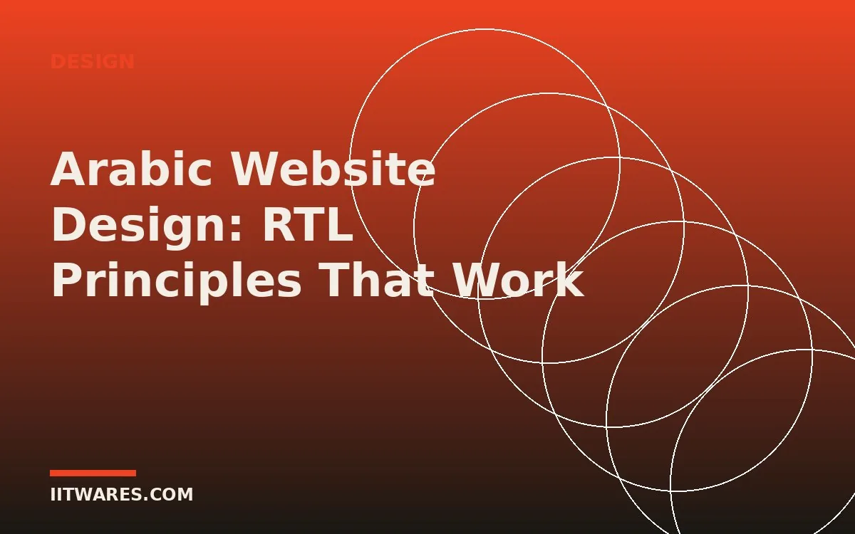 Arabic website design: RTL done properly